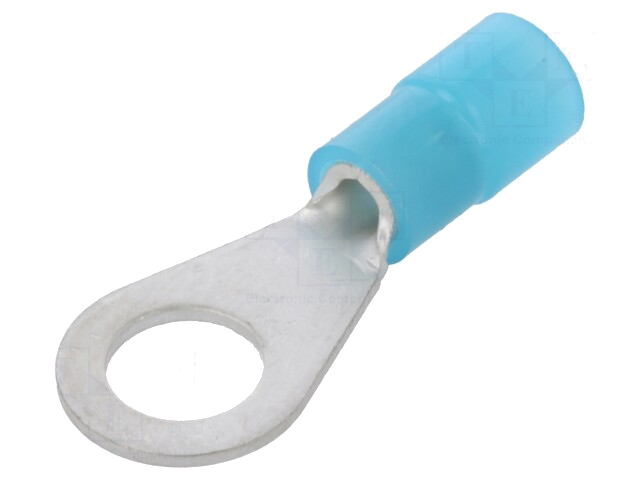Uiteinde: oog; M6; Ø: 6,5mm; 1÷2,5mm2; klemmen; voor draad; vertind Uiteinde: oog; M6; Ø: 6,5mm; 1÷2,5mm2; klemmen; voor draad; vertind